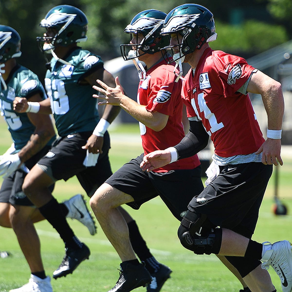 Eagles minicamp: Carson Wentz continuing to make progress - Sports  Illustrated