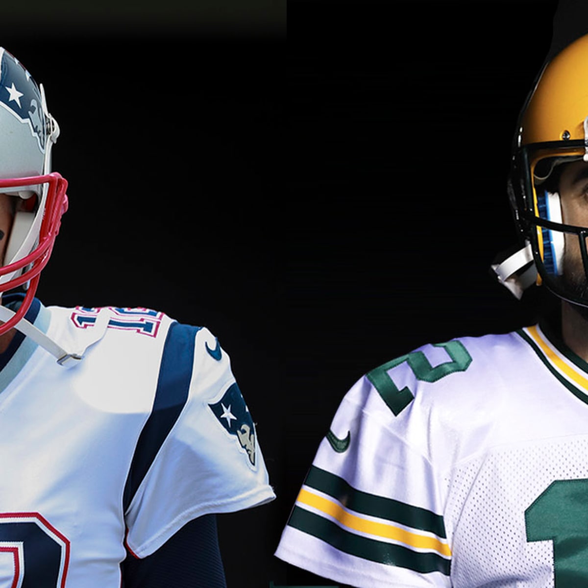 Lids Aaron Rodgers & Tom Brady Green Bay Packers & Tampa Bay