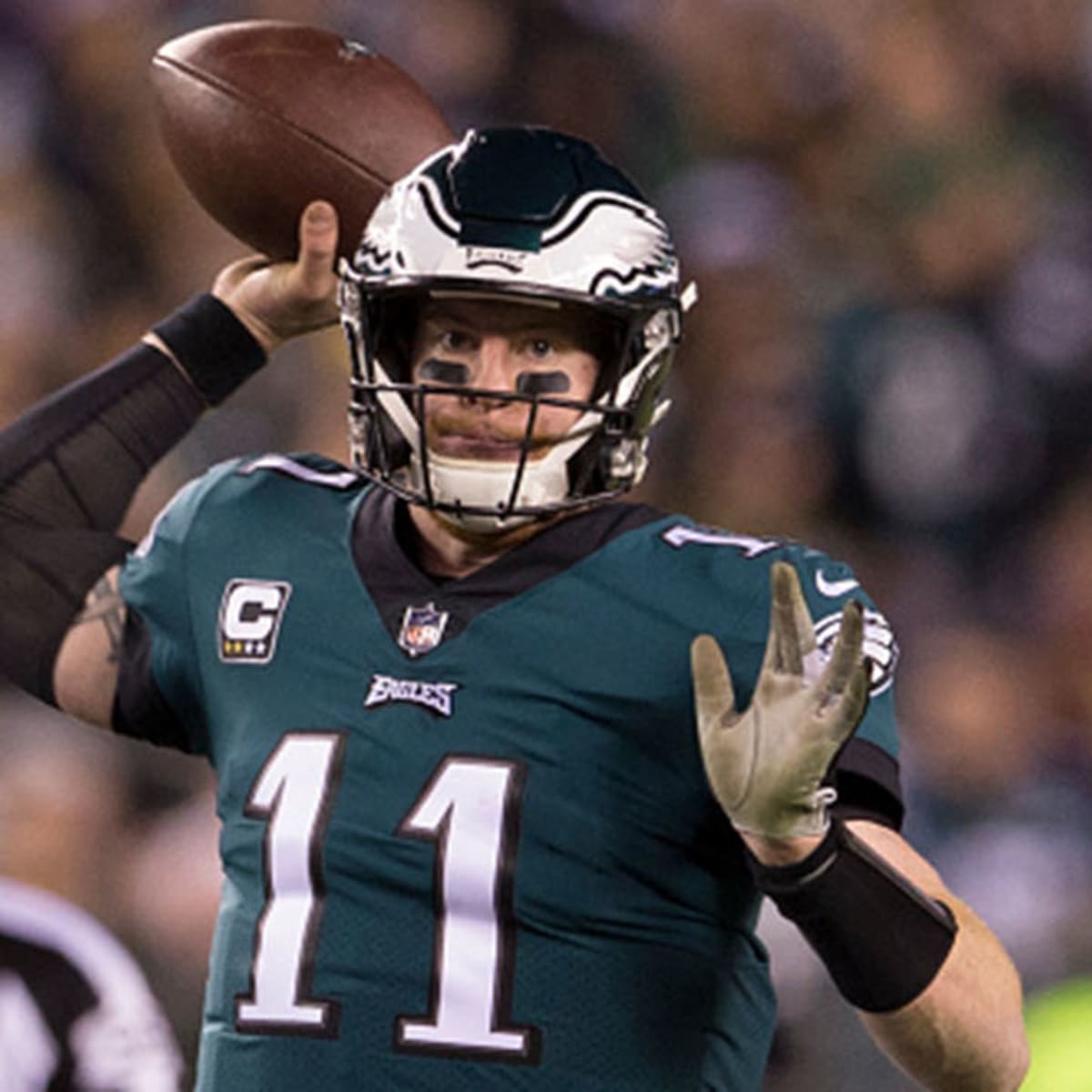 Carson Wentz has stress fracture in back; no surgery needed for