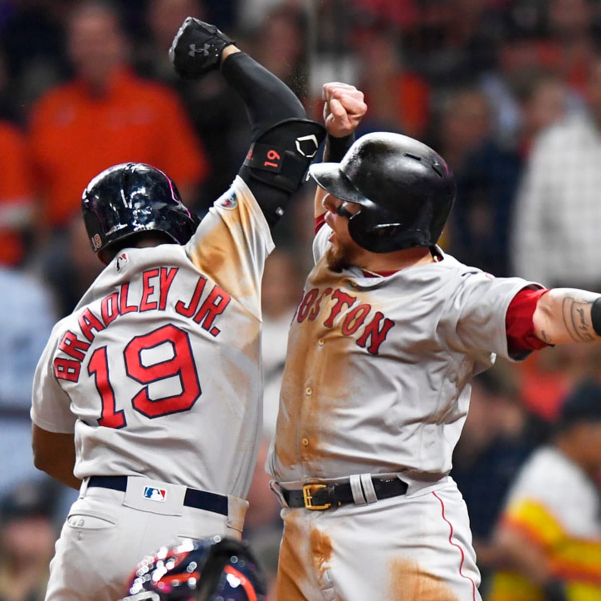 Andrew Benintendi's catch made David Price very excited and