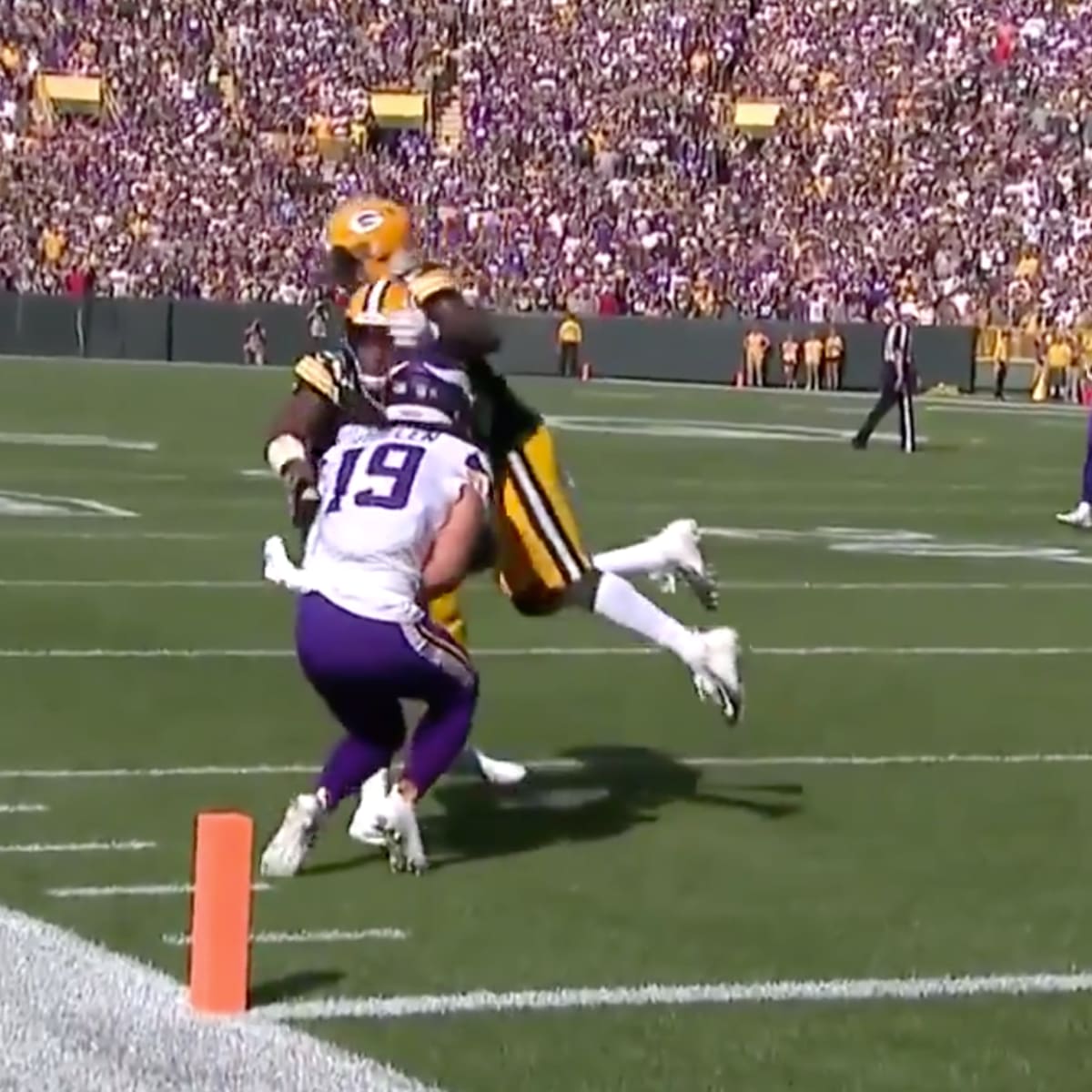 Minnesota Vikings WR Adam Thielen touchdown catch vs Cardinals