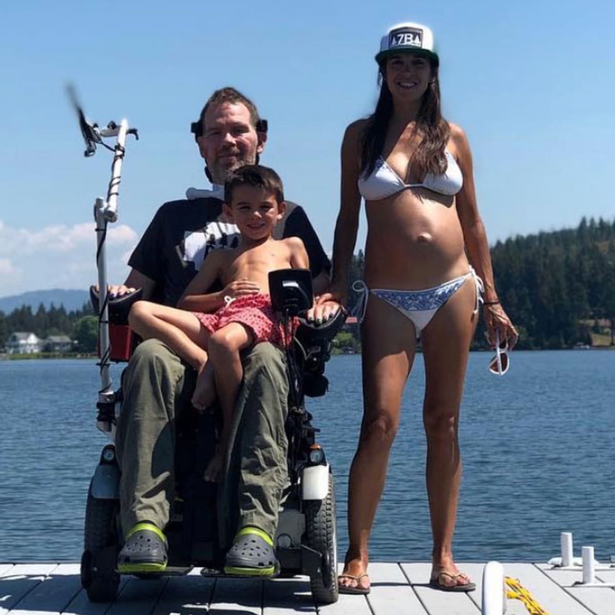 Steve Gleason wife Michel pregnant expecting second kid October - Sports  Illustrated