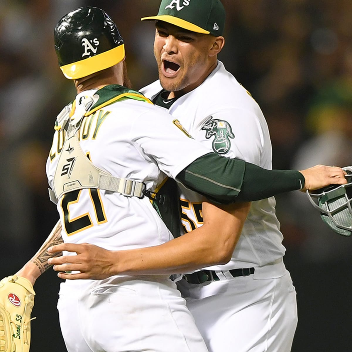 A's Sean Manaea has no-hitter through seven against Rays