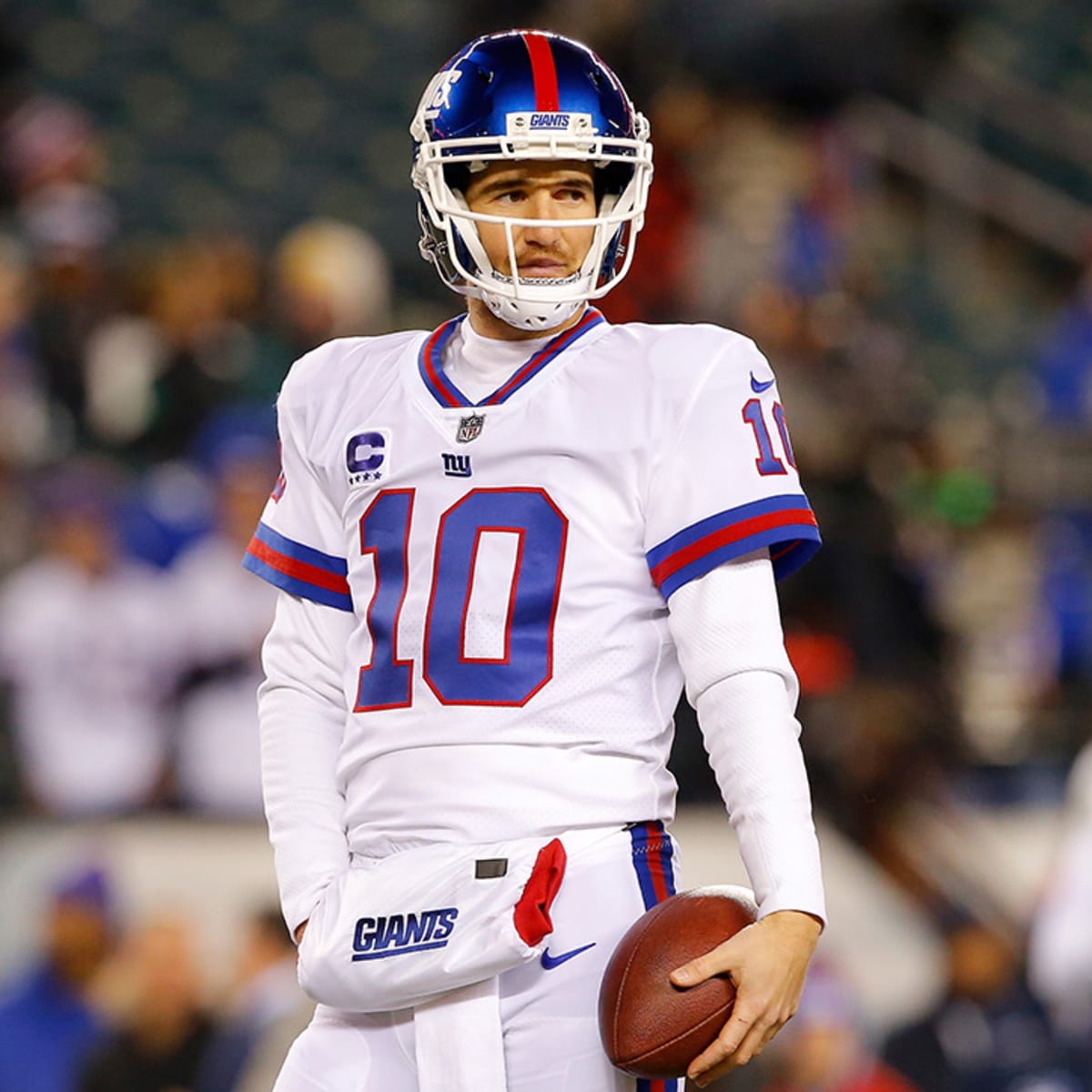 Game-worn' Eli Manning helmet is a fake: suit