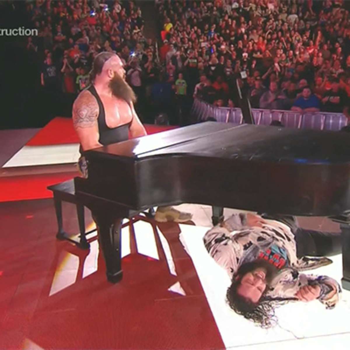 Braun Strawman Sex Videos - WWE's Braun Strowman Uses Piano to Beat Up Elias: Hot Clicks - Sports  Illustrated