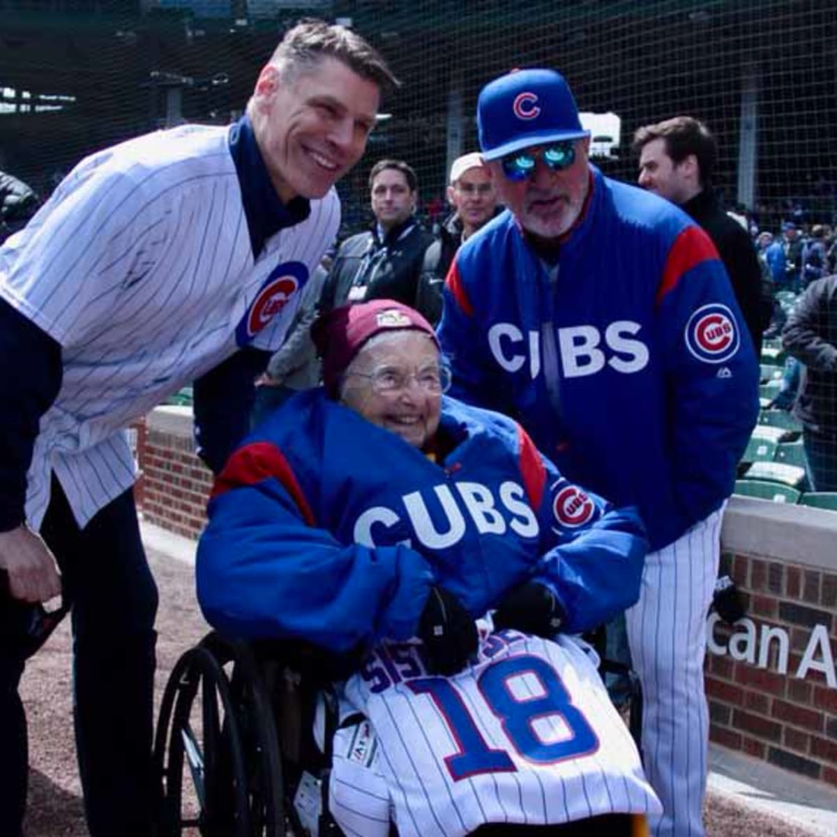 103-Year-Old Sister Jean Throws Out First Pitch At Cubs Game