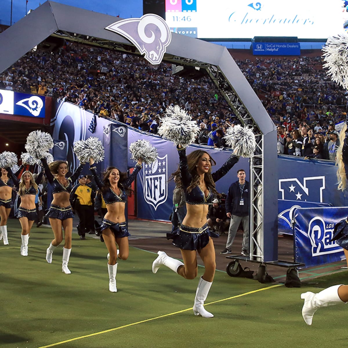 Los Angeles Rams: Team makes history adding male cheerleaders - Sports  Illustrated