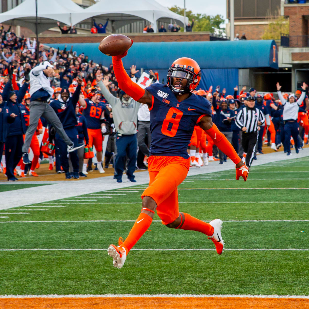 Nate Hobbs drafted in fifth round of 2021 NFL Draft & Illinois undrafted  free agents sign