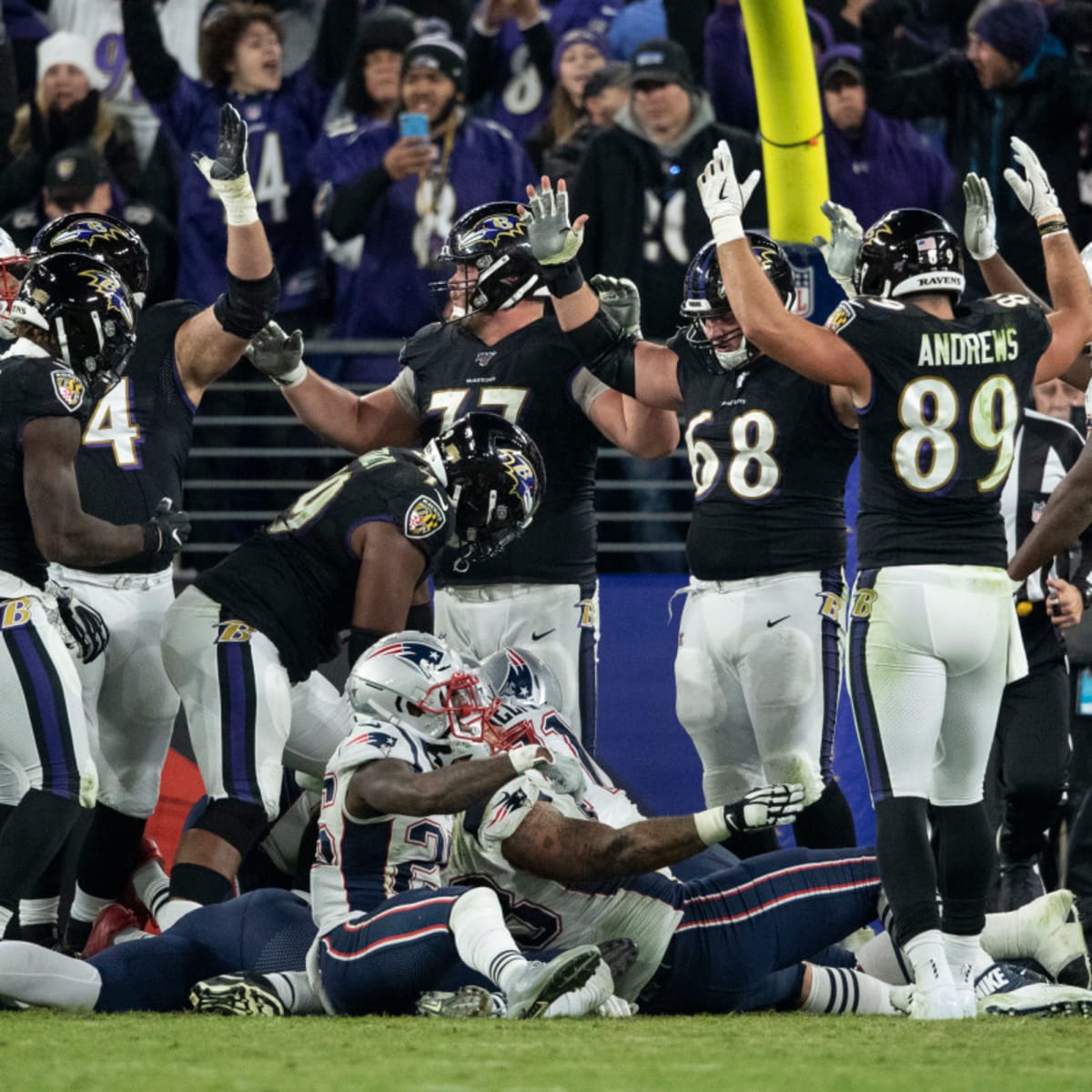 Patriots lose for first time, 37-20 to Ravens