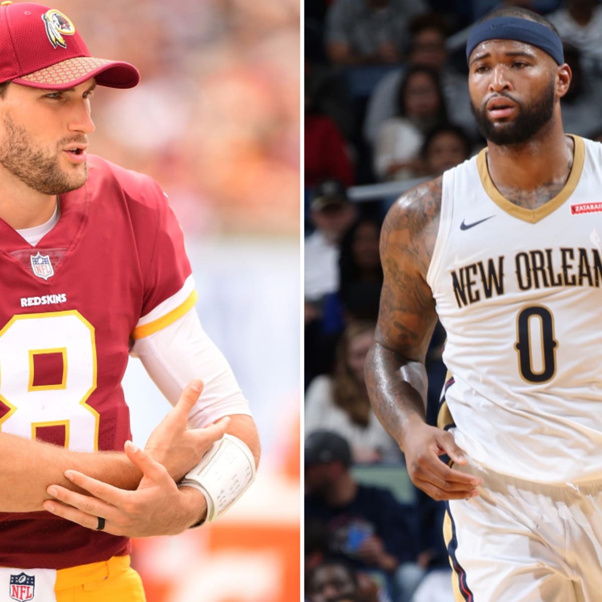 Redskins' Kirk Cousins receives San Antonio Spurs jersey