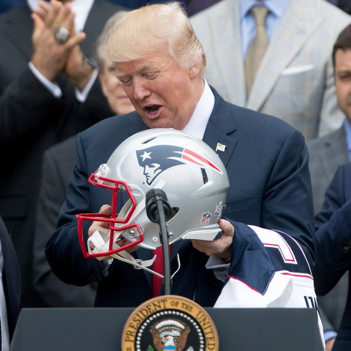 Donald Trump got Super Bowl ring from Patriots owner Robert Kraft