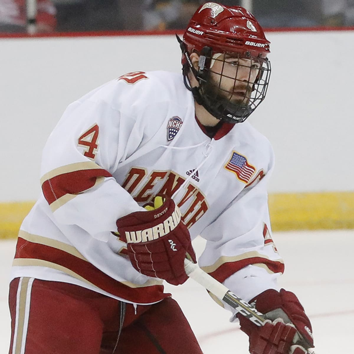 Will Butcher, Hobey Baker Award winner with Denver Pioneers, signs