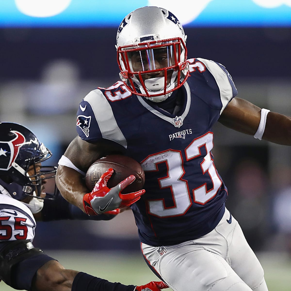 Dion Lewis New England Patriots Navy Super Bowl LI Bound Game