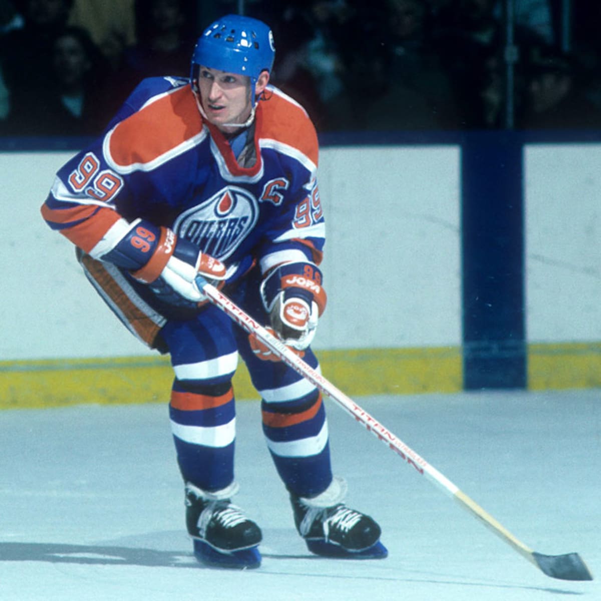 Mitchell & Ness Wayne Gretzky #99 Edmonton Oilers 1986-87 Blue