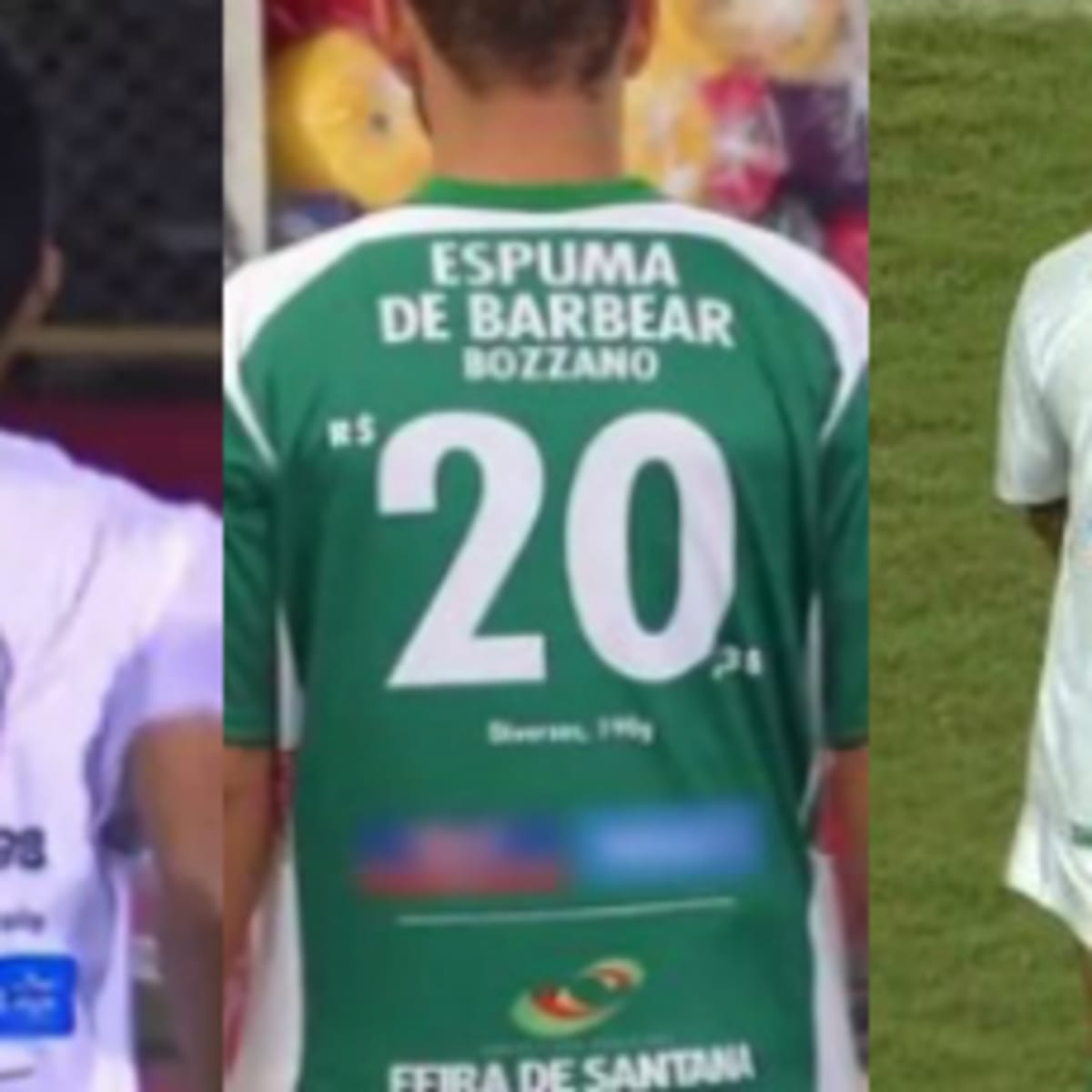 Brazilian football team use shirt numbers to advertise local