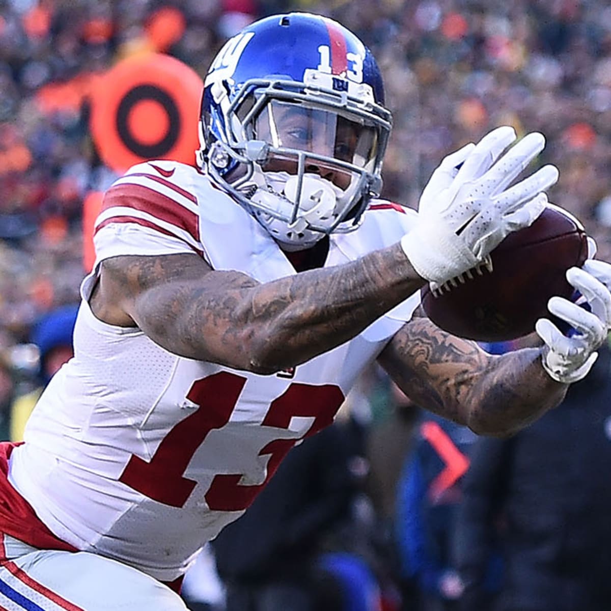 Odell Beckham Jr. Allegedly Punches Hole In Wall After Playoff Loss