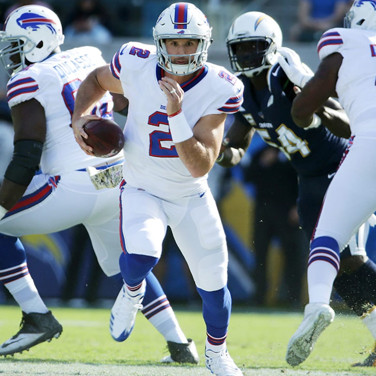 Bills Bench Tyrod Taylor for Nathan Peterman Ahead of Chargers Game - Bolts  From The Blue