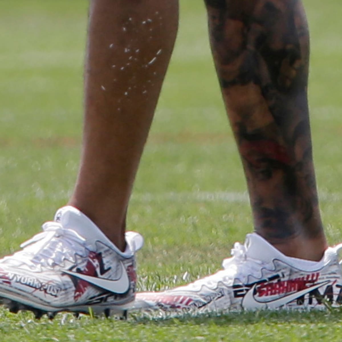 Odell Beckham Jr. showcases custom cleats collection