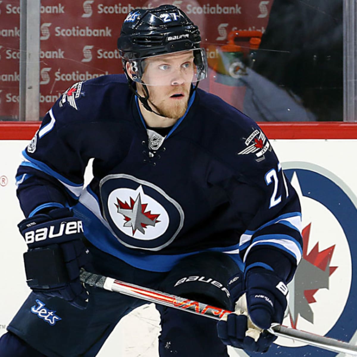 Nikolaj Ehlers Signed Winnipeg Jets Jersey (Beckett) 9th Overall Pick 2014  Draft