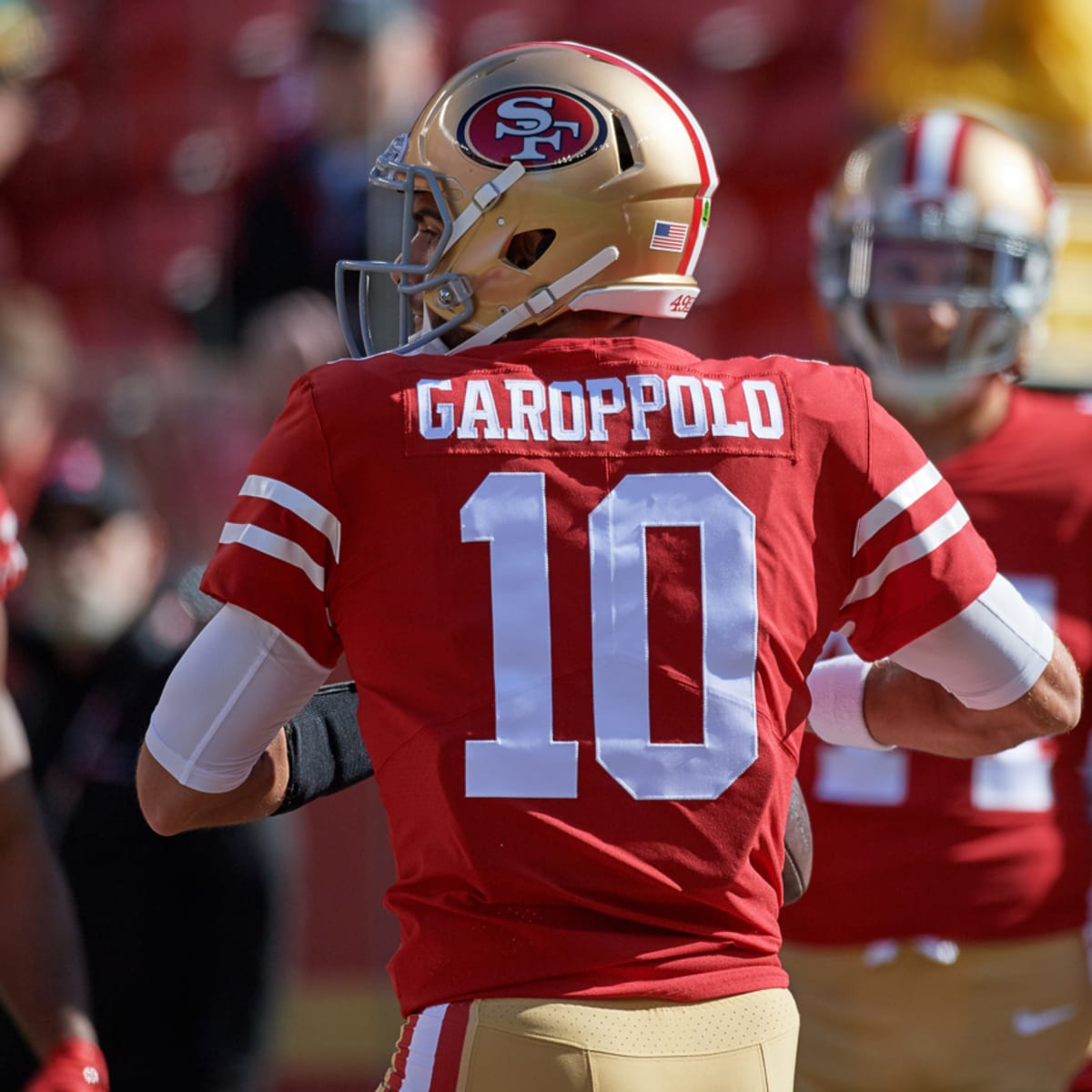 Jimmy Garoppolo to wear jersey No. 10 with 49ers