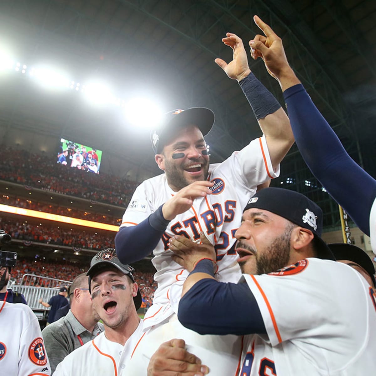 Evan Gattis Solo Homerun vs Yankees  Astros vs Yankees Game 6 ALCS 