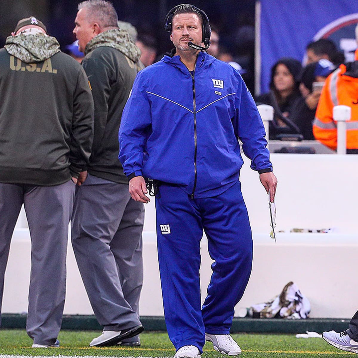 New York Giants Head Coach Ben McAdoo Sporting a New Slicked-Back Look