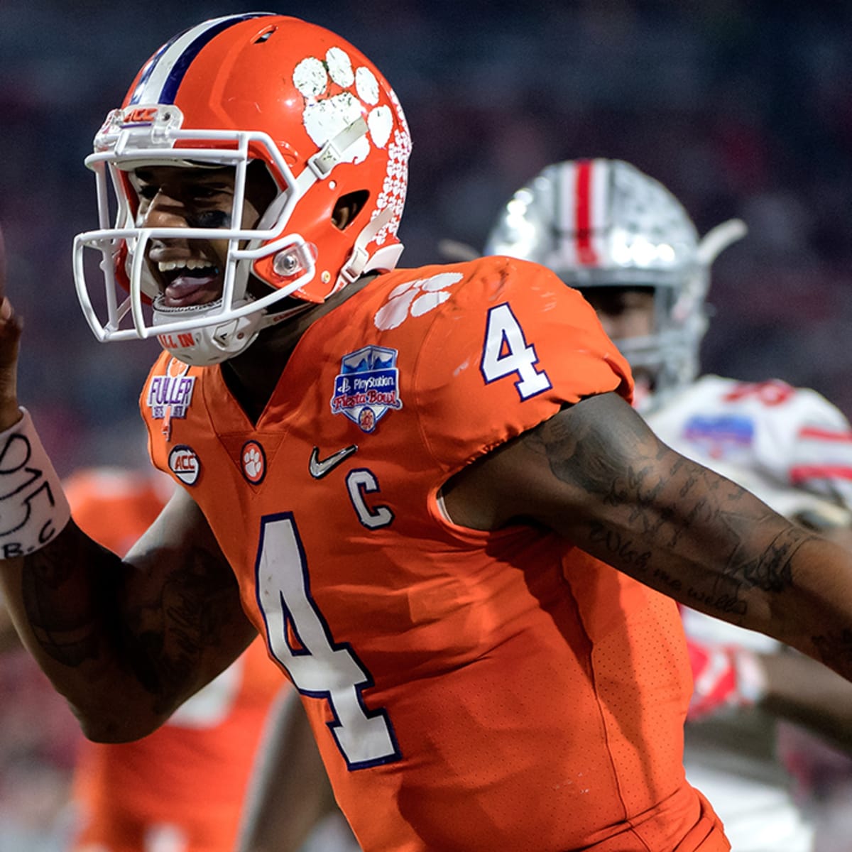 Panthers' Cam Newton mentoring Clemson's Deshaun Watson