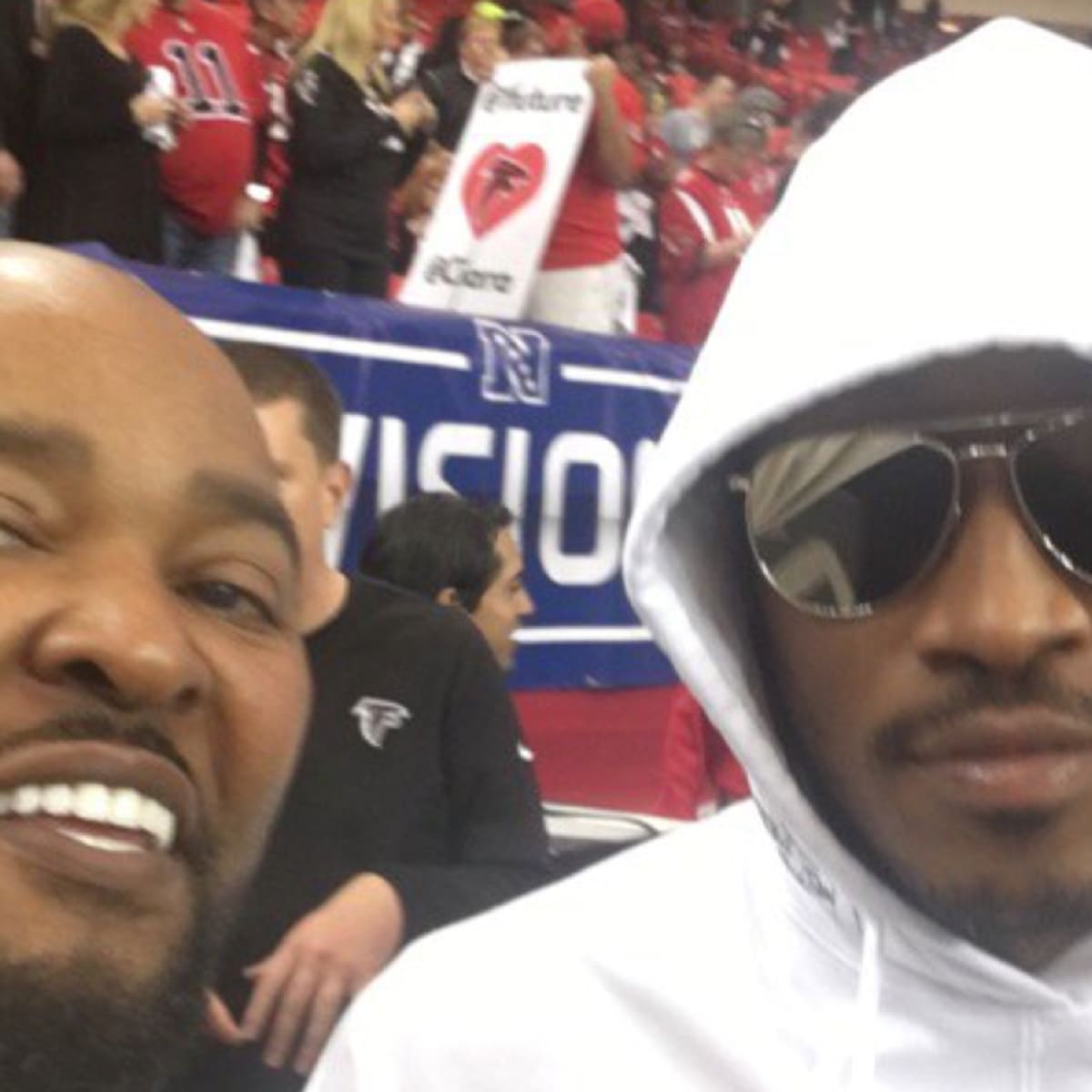 Future Attends Russell Wilson's Seahawks vs. Falcons Game