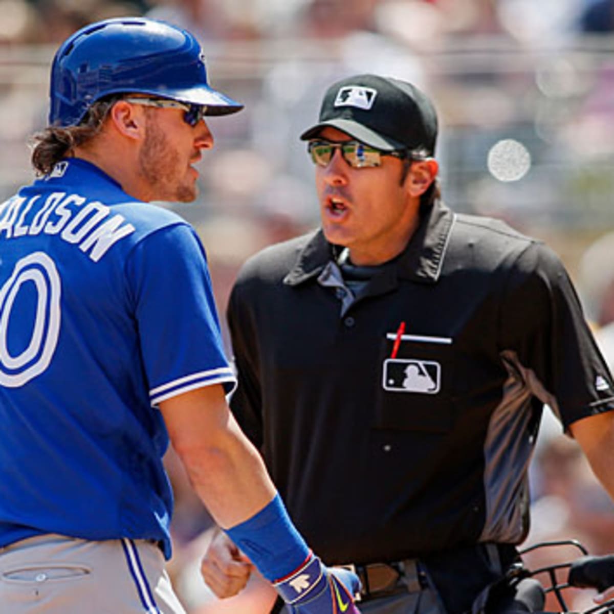 Twins' Josh Donaldson ejected as he crosses plate on home run