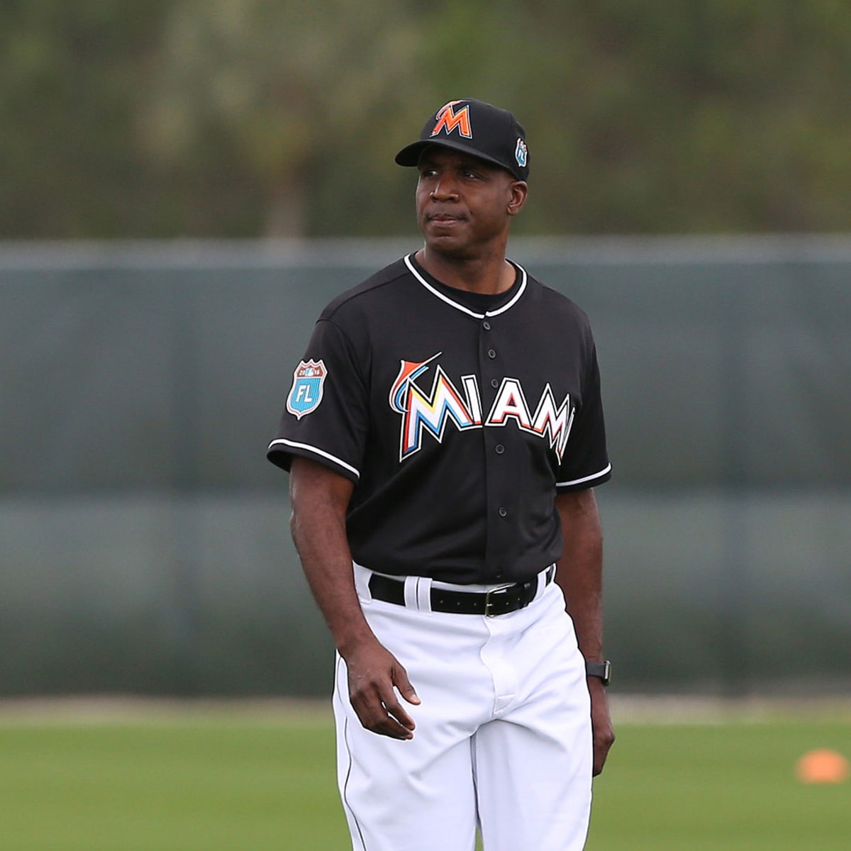 Coach Barry Bonds returns to AT&T Park in a Marlins uniform