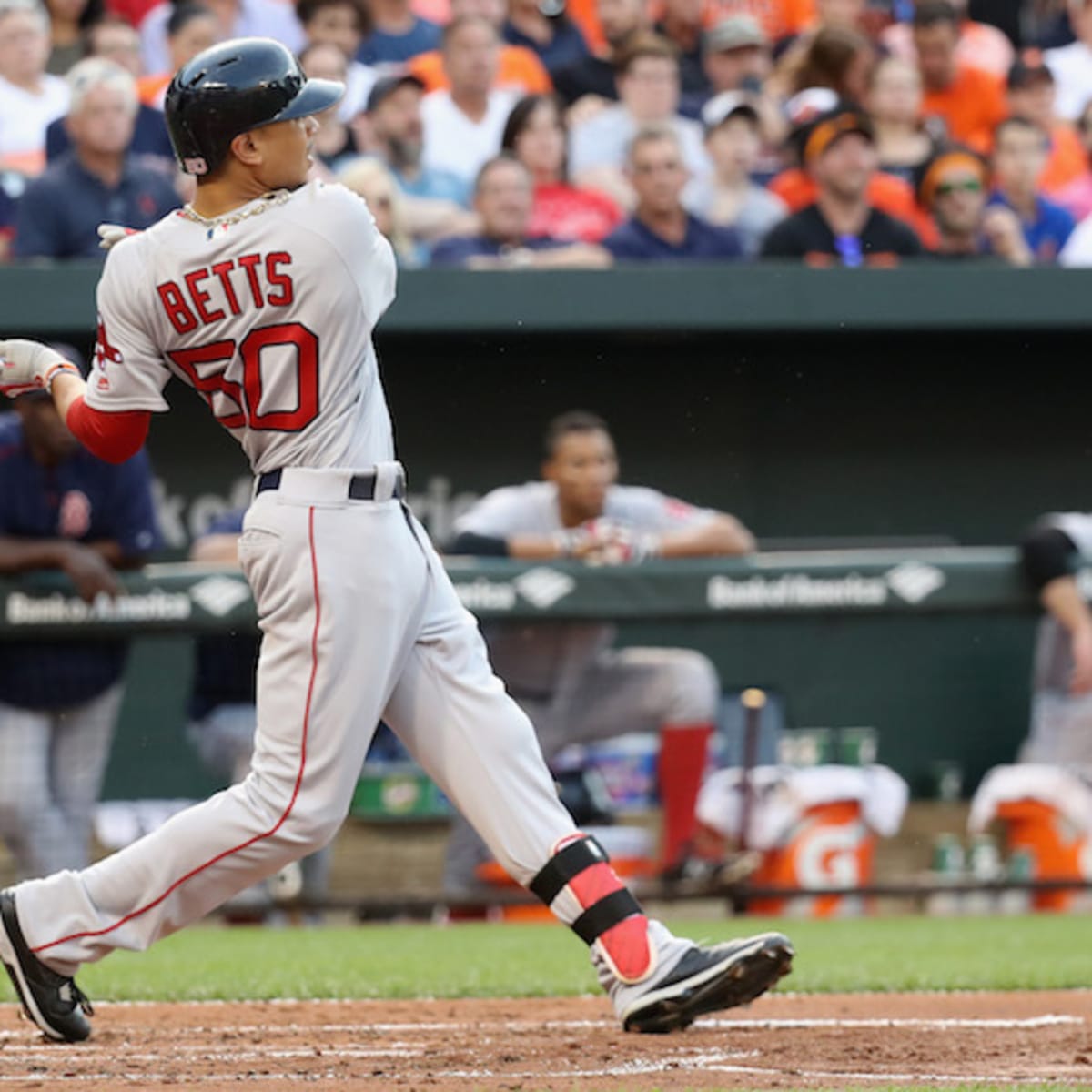 Mookie Betts hits three homers in Red Sox win over Orioles