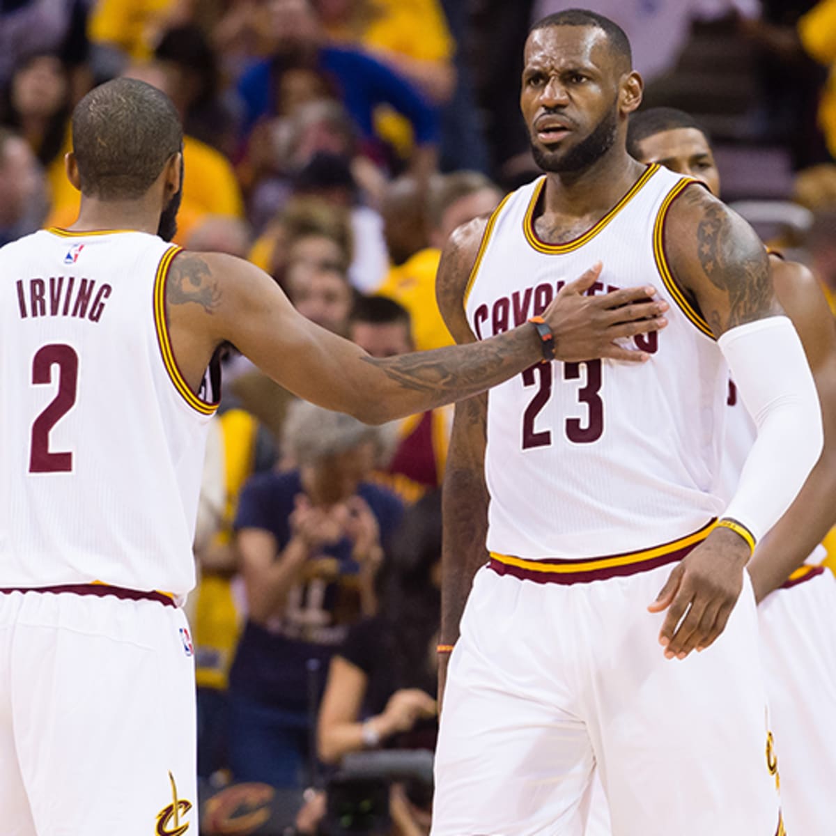 LeBron's late defense helps Cavs edge Heat without Love