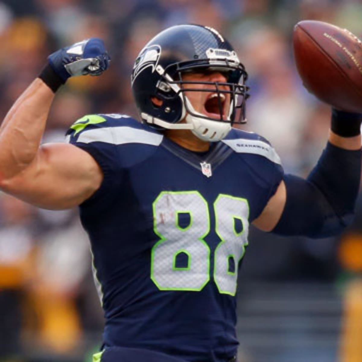 : Outerstuff Jimmy Graham Seattle Seahawks Navy Blue