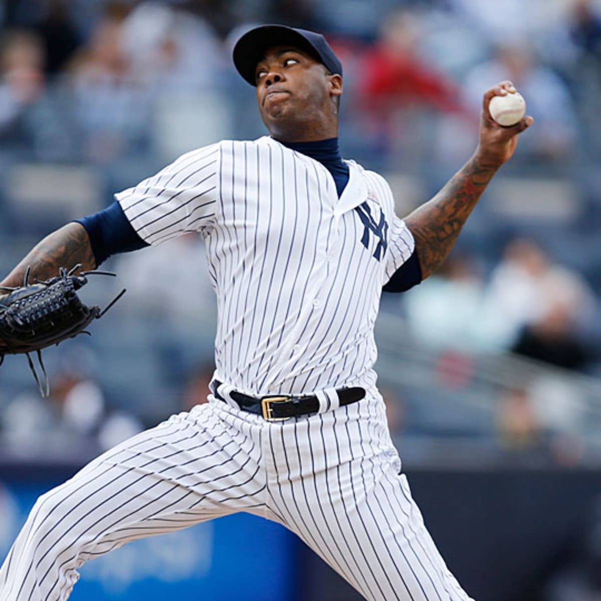 Aroldis Chapman closes out Yankees sweep, answers to 'Mother