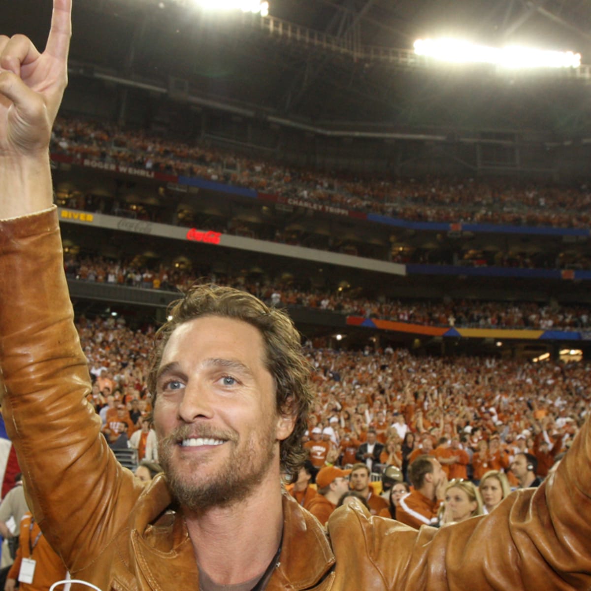 Matthew McConaughey gave the Redskins a pep talk before they beat