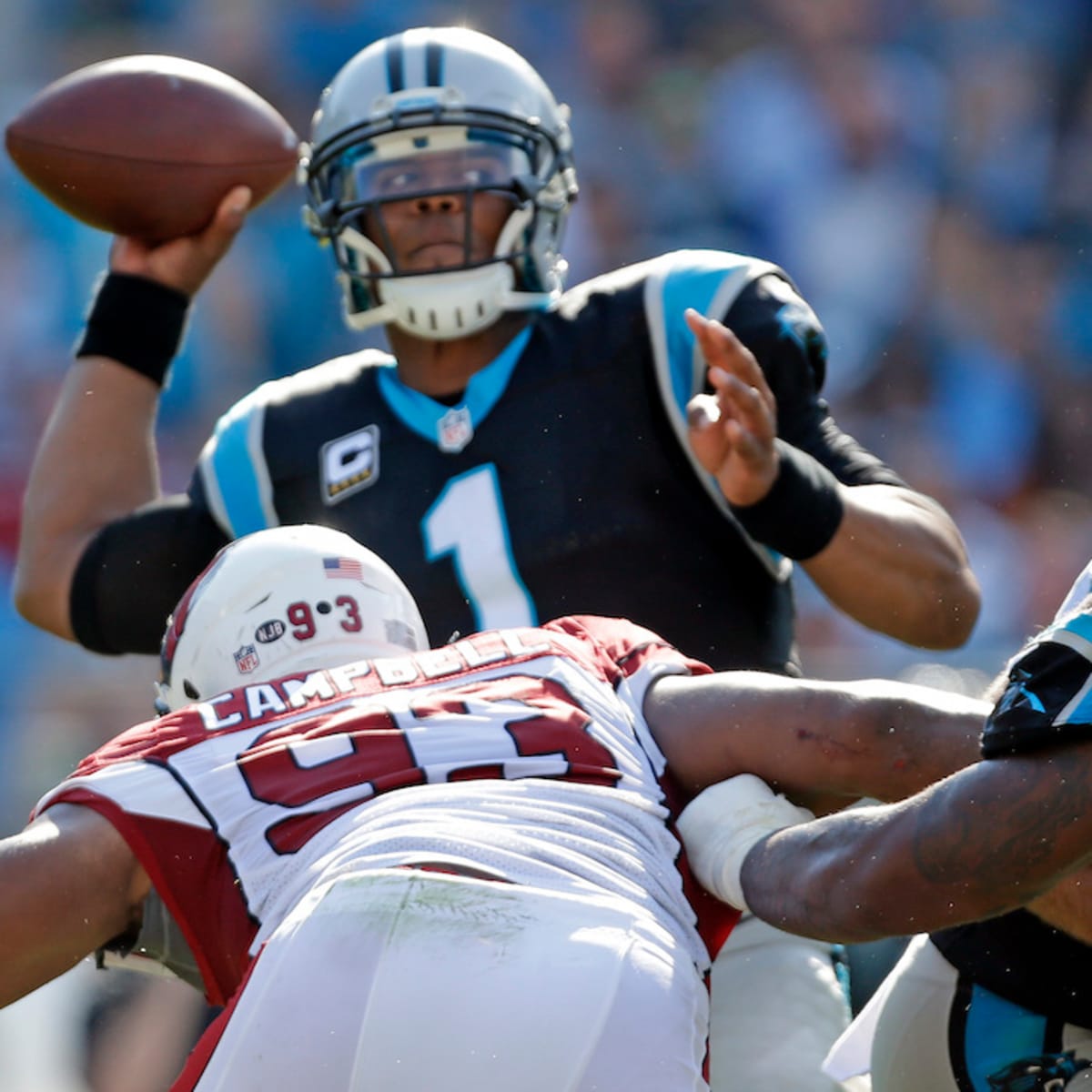 N.F.L. Says Officials Missed Head Hit on Panthers' Cam Newton - The New  York Times