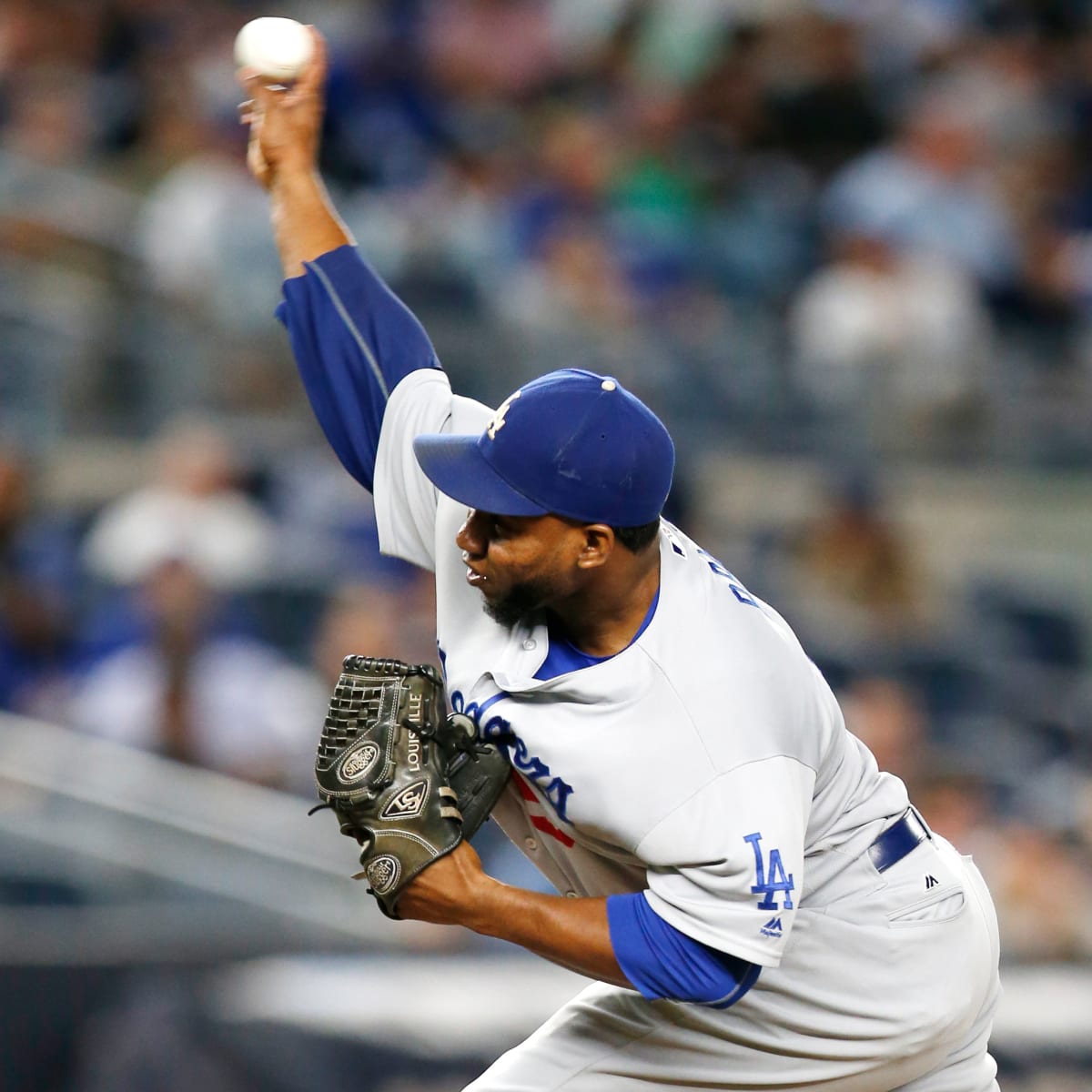 Pantone 294 had Yankee Stadium's number on Monday