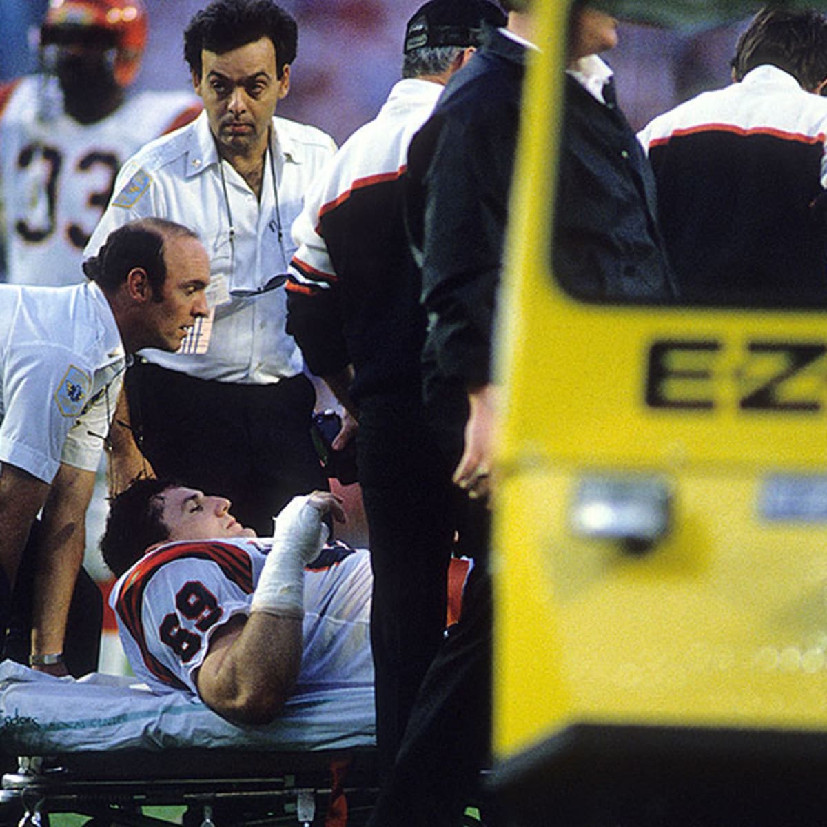 See how former NFL player, coach Tim Krumrie is fighting brain trauma