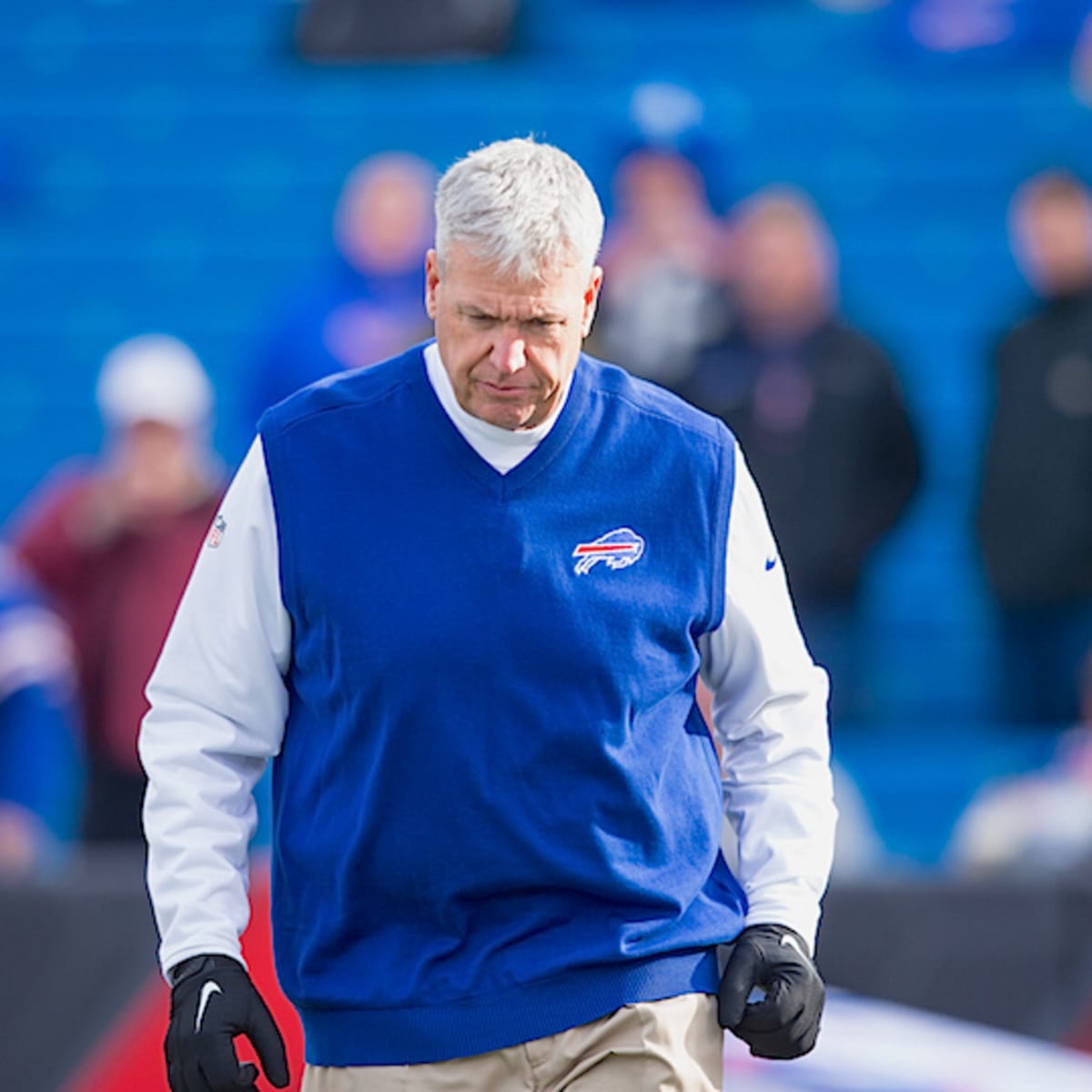 NY Jets head coach Rex Ryan, defensive coordinator Mike Pettine