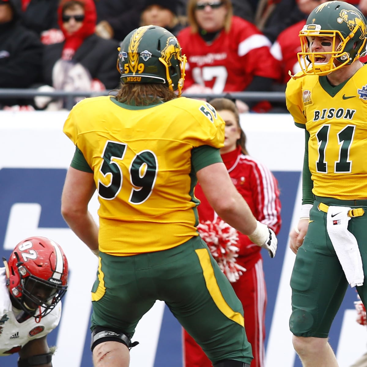 NFL draft: Joe Haeg, Carson Wentz's left tackle, is NFL-bound too - Sports  Illustrated