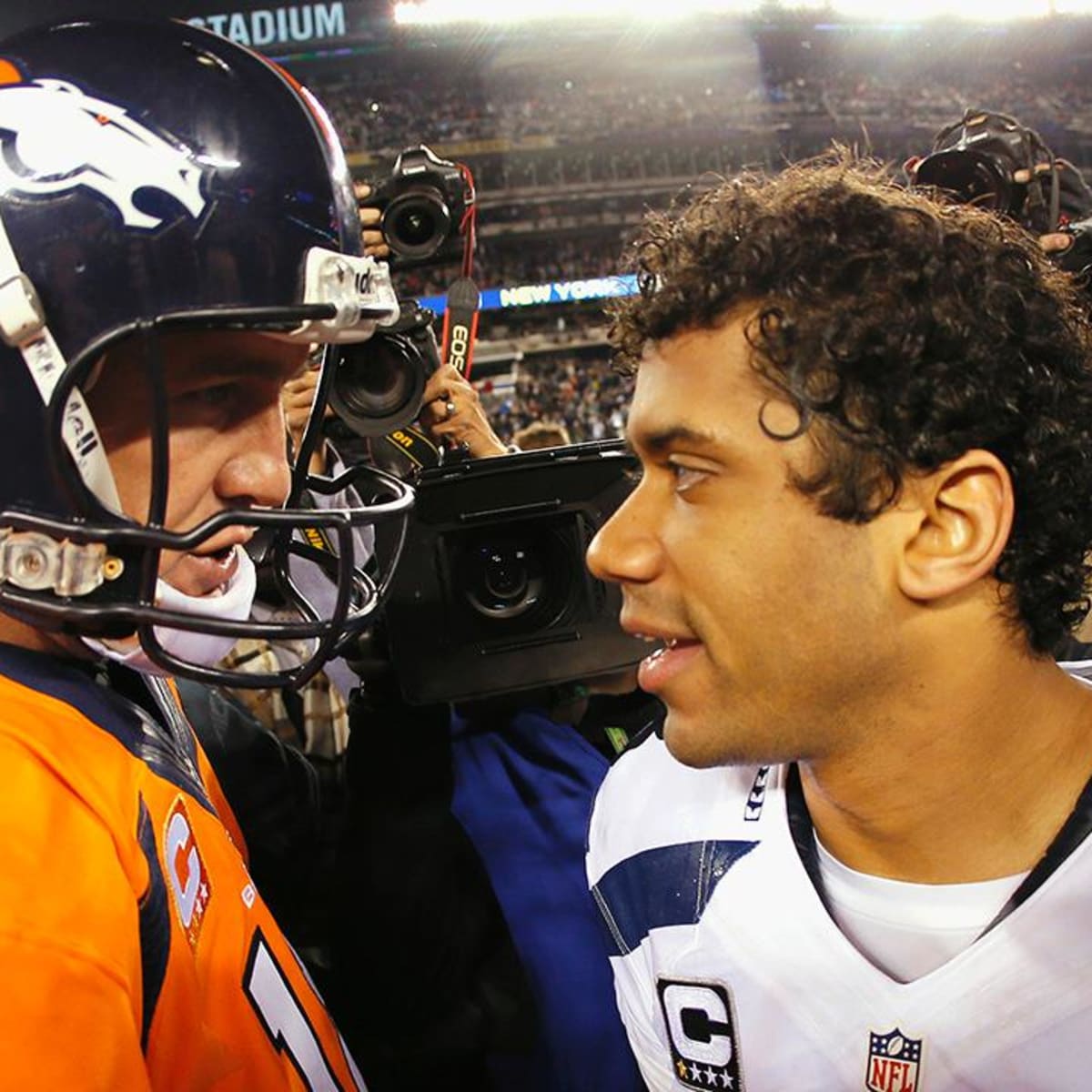 Denver broncos skyline 7 john elway 3 russell wilson 18 peyton