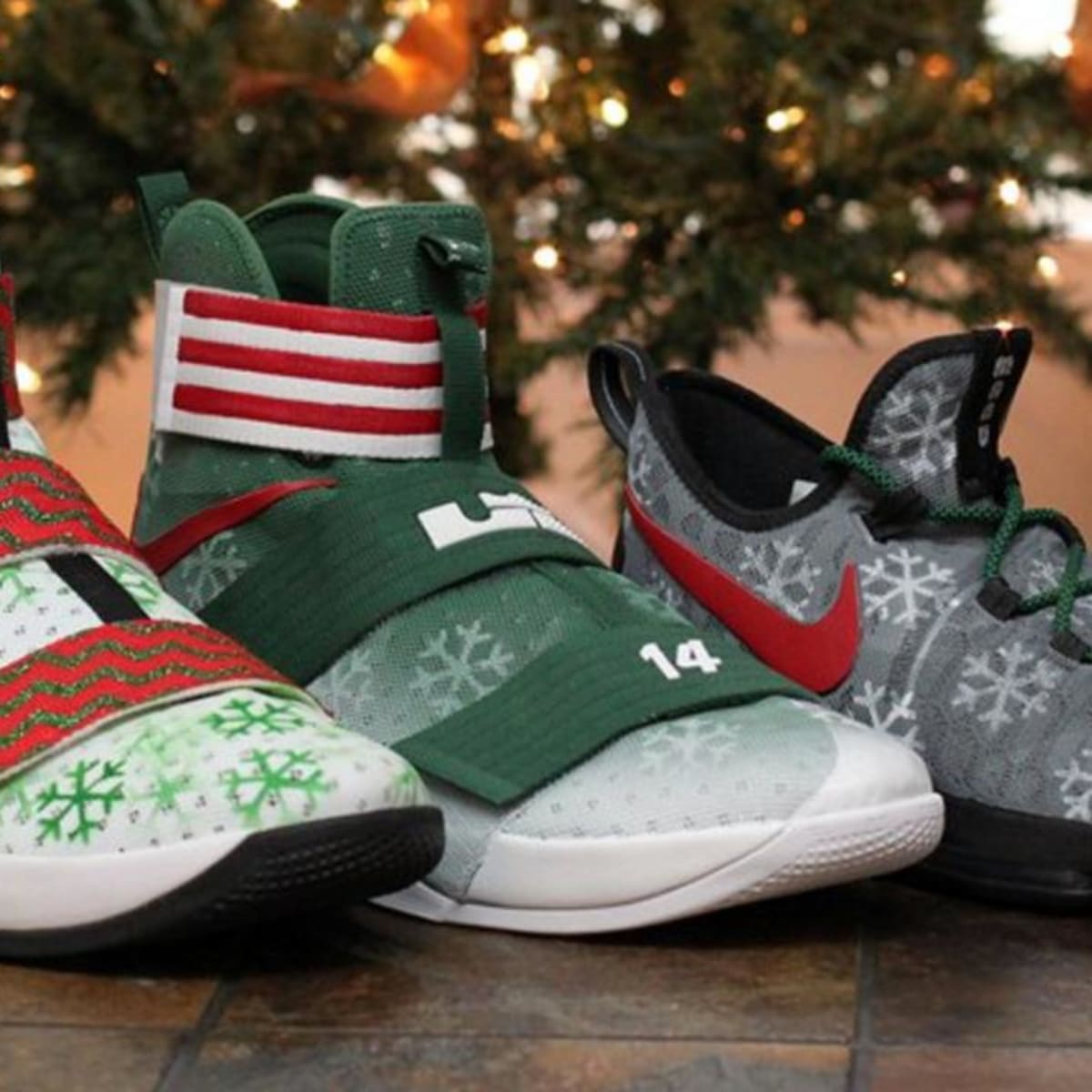 Pics: NBA Goes Sleeved, Chrome, With Custom Shoes this Christmas