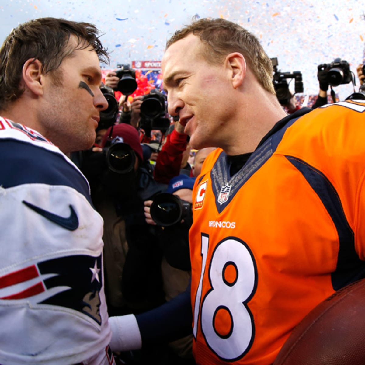 AFC Championship Game: Tom Brady, Peyton Manning on SI cover - Sports  Illustrated