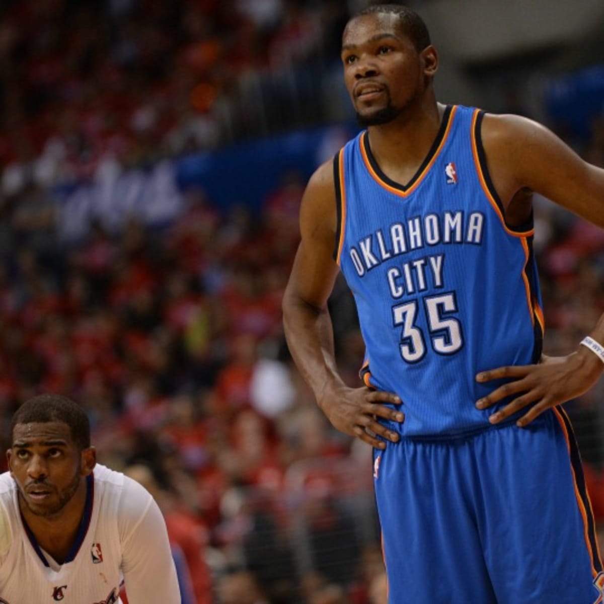 Thunder's Kevin Durant is owning up to his adjustable height - Sports  Illustrated
