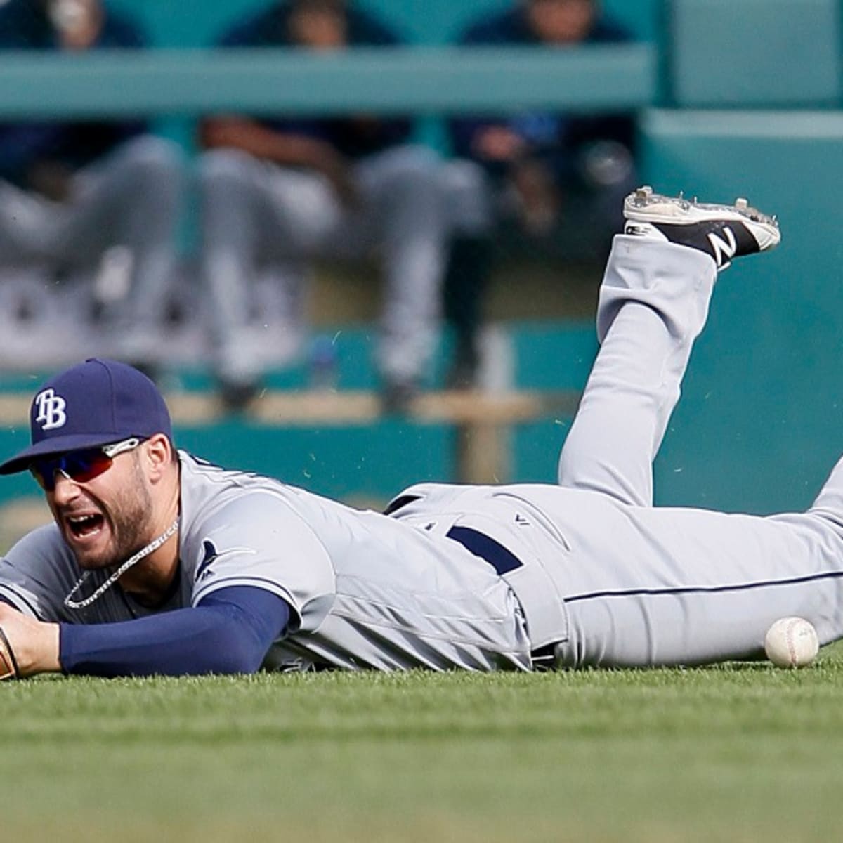 Kevin Kiermaier -- Tampa Bay Rays at Detroit Tigers 05/21/2016