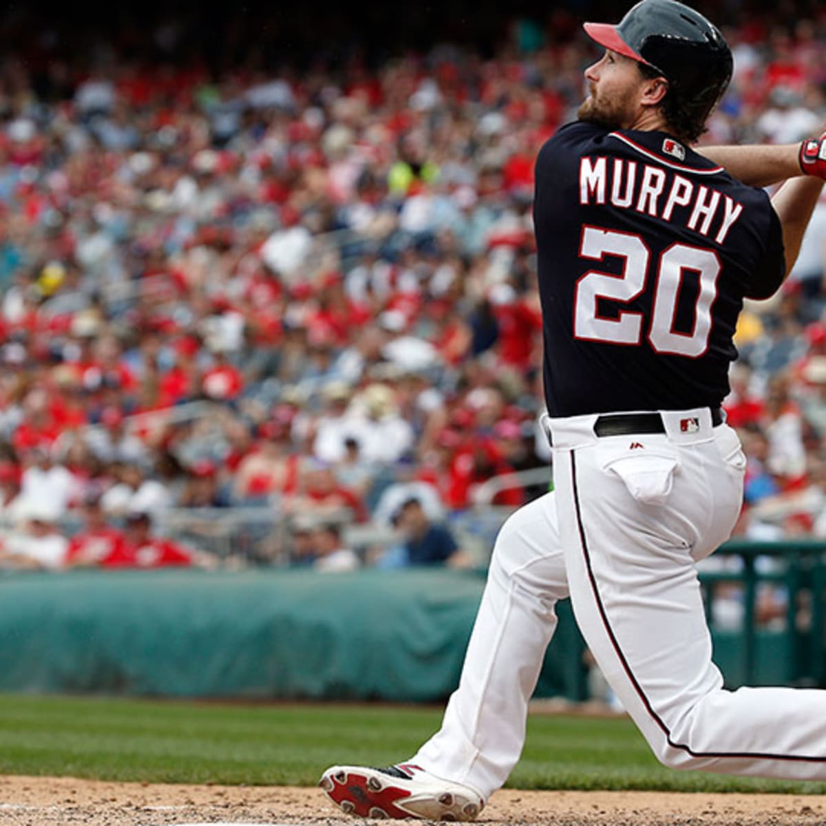 Lot Detail - 2015 Daniel Murphy Photo Matched Game Used New York Mets Home  Pinstripe Jersey Vs Washington Nationals on 10/4/15 (MLB Authenticated)