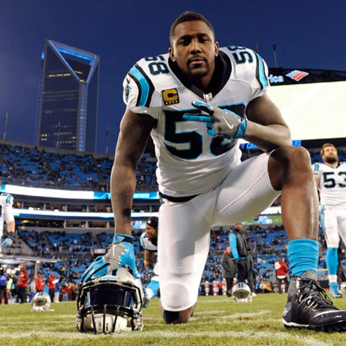 Shaq Thompson promises to 'step up and lead' after Luke Kuechly's exit