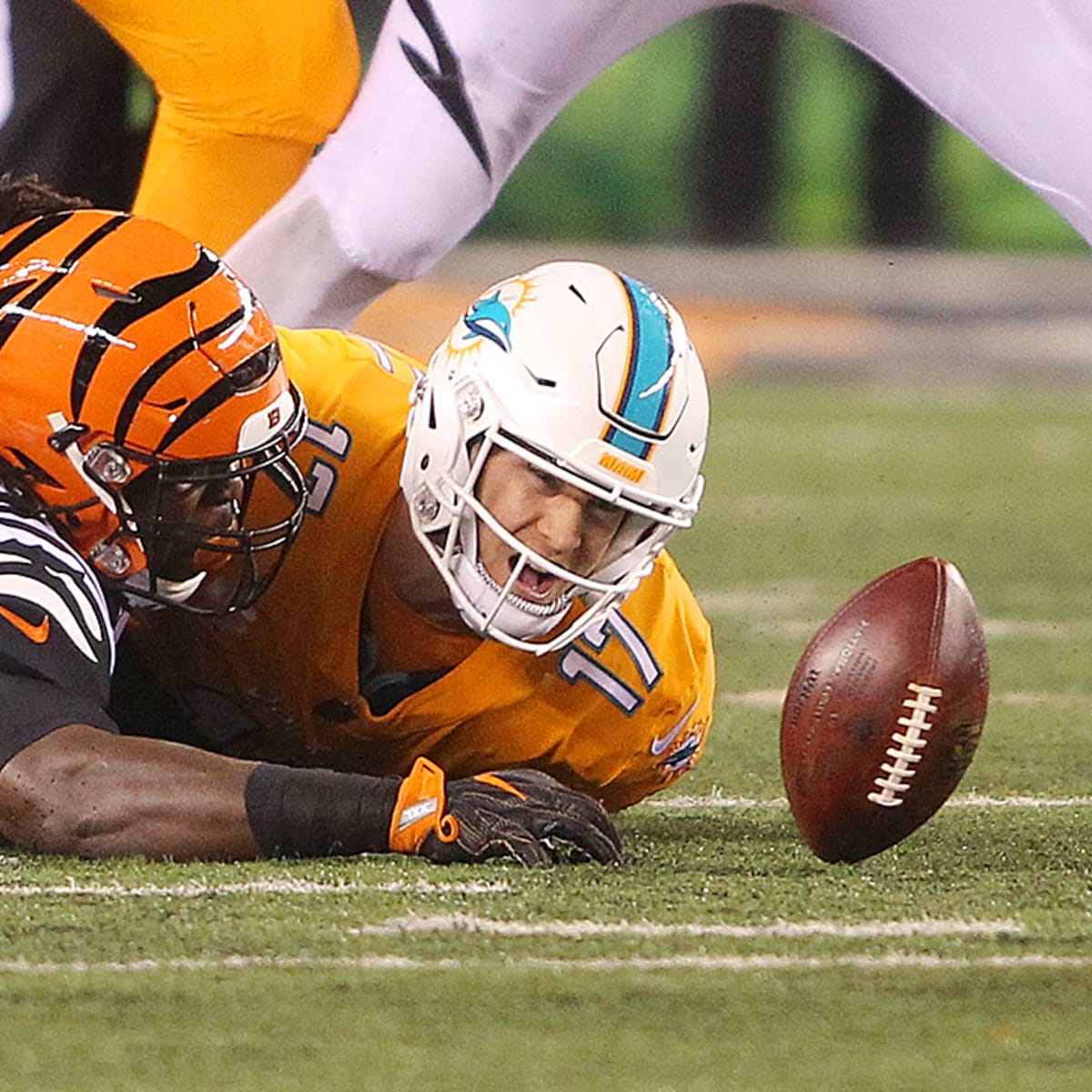 Bengals 22, Dolphins 7  Big night for A.J. Green