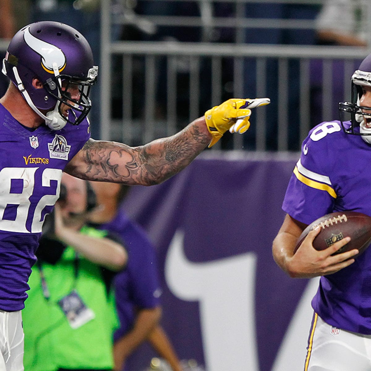 Kyle Rudolph emerging as go-to man for Minnesota Vikings QB Sam