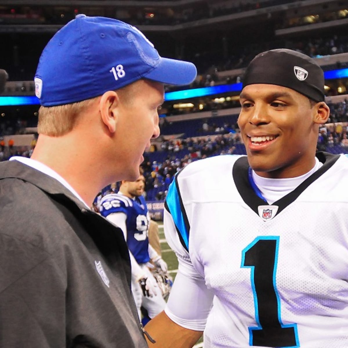 Cam Newton, Peyton Manning share moment after Super Bowl 50 - SI